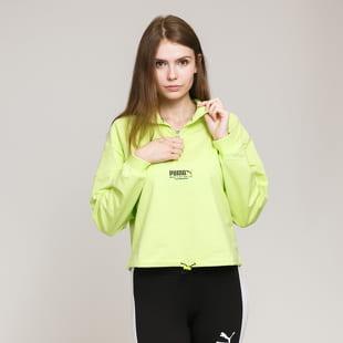 Puma TFS Half Zip Crew limetková