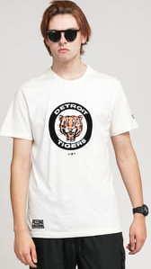 New Era MLB Cooperstown Tee Detroit Tigers krémové