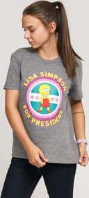 Vans WM The Simpsons Lisa Tee melange šedé
