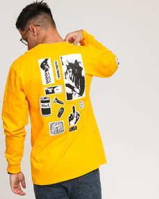 HUF Masters LS Tee oranžové