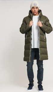 Nike M NSW Down Fill WR Parka SH tmavě olivová