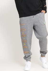 Jordan M J Sport DNA MC HBR Fleece Pant melange šedé