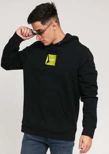 HUF Box Logo Hoodie černá
