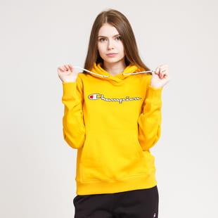 Champion Script Logo Hooded Sweatshirt žlutá