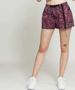Nike W NRG ACG Short 2 AOP fialové / šedé / červené