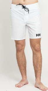 Helly Hansen HP Board Shorts 9'' bílé / šedé 36