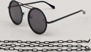 Urban Classics 104 Chain Sunglasses černé