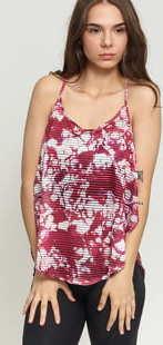 Under Armour Armour Sport Tank Print bílé / tmavě růžové / červené
