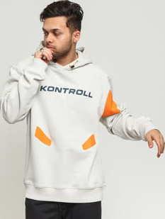 Kappa Kontroll Kontroll Rubber Hoodie světle šedá