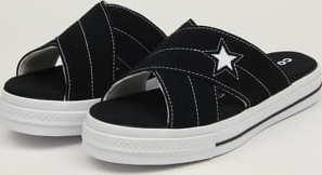 Converse One Star Sandal Slip black / egret / white