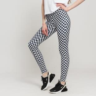Urban Classics Ladies Check Pattern Leggings černé / bílé