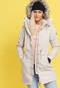 The North Face W Zaneck Parka krémová