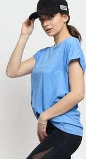Urban Classics Ladies Extended Shoulder Tee modré