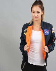 Alpha Industries WMNS MA - 1 VF NASA navy