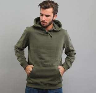 Urban Classics Basic Sweat Hoody olivová