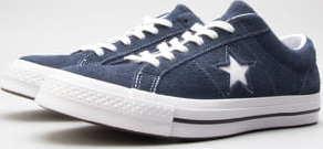 Converse One Star OX navy / white / white