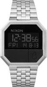 Nixon Re-Run stříbrné / černé