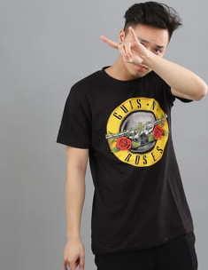Urban Classics Guns'n Roses Logo černé