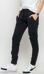 Urban Classics Ladies Acid Wash Jogging Pants tmavě šedé