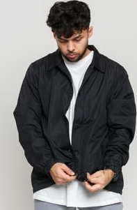 Urban Classics Coach Jacket černá