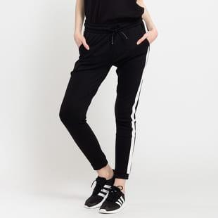 Urban Classics Ladies Interlock Jogpants černé / bílé