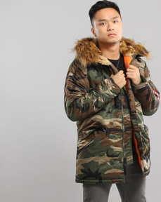 Alpha Industries N3B VF 59 camo zelená