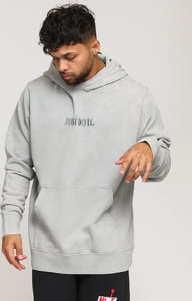 Nike M NSW JDI Hoodie PO FT Washed šedá