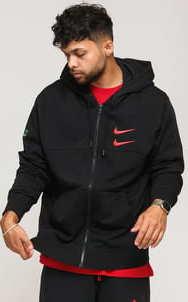 Nike M NSW Swoosh Hoodie FZ SB černá
