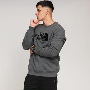 The North Face M Drew Peak Crew melange tmavě šedá