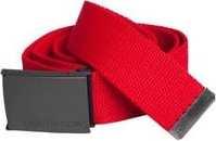 Urban Classics Canvas Belt červený