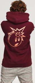 The Hundreds Outline Adam Pullover vínová
