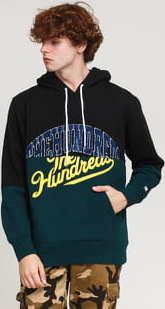 The Hundreds Blitz Pullover černá / tmavě zelená