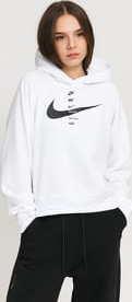 Nike W NSW Swoosh Hoodie Fleece BB bílá