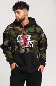 Jordan M J JMC Camo Fleece PO Hoody camo zelená