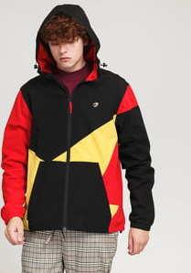 The Hundreds Ignite Jacket černá / žlutá / červená