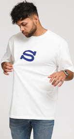 Stüssy S Sport Pig. Dyed Tee bílé