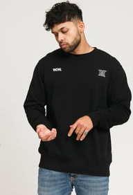 WOOD WOOD Hugh Sweatshirt černá
