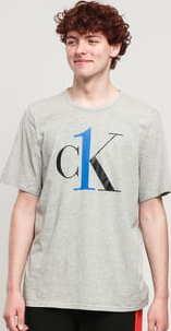 Calvin Klein CK ONE SS Crew Neck C/O melange šedé