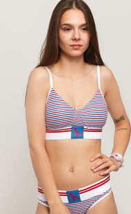 Calvin Klein CK ONE Lightly Lined Demi bílé / modré / červené