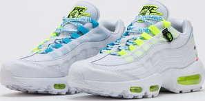 Nike W AIr Max 95 SE Worldwide white / white - volt - blue fury