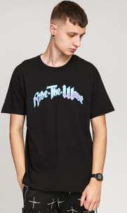 Pink Dolphin Chrome 8-Ball Ocean Tee černé