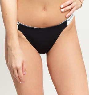 Calvin Klein Cheeky Bikini - Slip černé / bílé