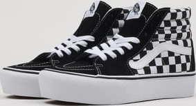 Vans SK8-HI Platform 2 checkerboard / true white