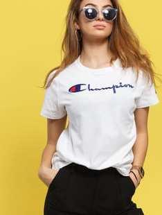 Champion Crewneck Tee bílé