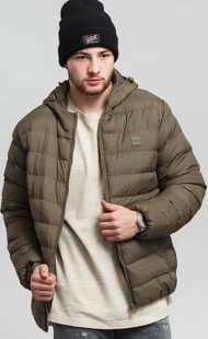 Urban Classics Basic Bubble Jacket olivová