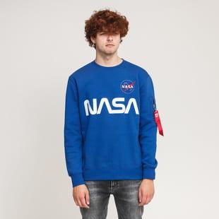 Alpha Industries NASA Reflective Sweater modrá