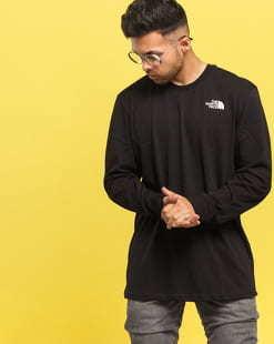 The North Face M LS Simple Dome Tee černé