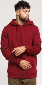 Urban Classics Organic Basic Hoody vínová