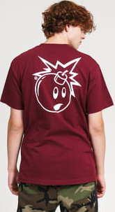 The Hundreds Forever Simple Adam T-Shirt vínové