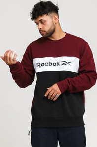 Reebok Classic F Linear Crew tmavě vínová / černá / bílá